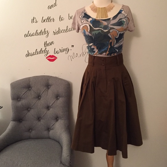 French Connection Skirts - Brown French Connection military skirt French Connection Skirts - Brown French Connection military skirt