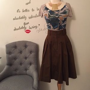 French Connection Skirts - Brown French Connection military skirt French Connection Skirts - Brown French Connection military skirt