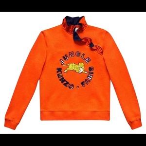 Kenzo x H&M sweatshirt with ruffle collar