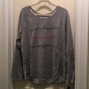 Anthropologie sweatshirt