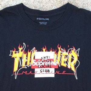 ⛔️SOLD⛔️PizzaSlime Long Sleeve HypeBeast Colab Tee