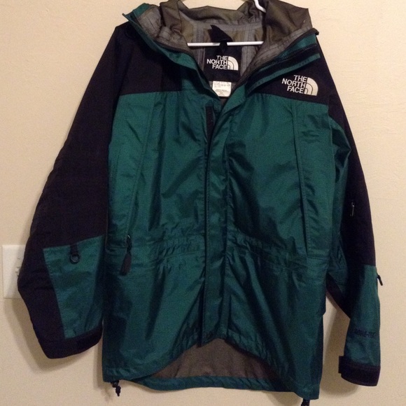 North Face  Gore-Tex size S jacket - green/black