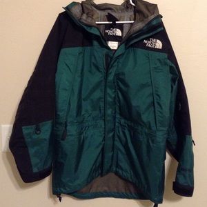 North Face  Gore-Tex size S jacket - green/black