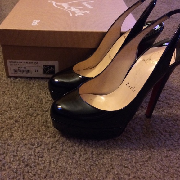 Authentic Christian Louboutin Bianca heel