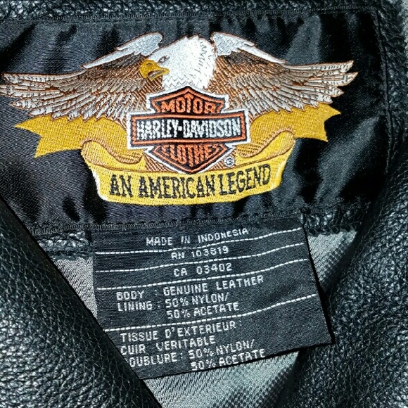 **Sold** - Harley Davidson Leathet Jacket - Picture 2 of 4