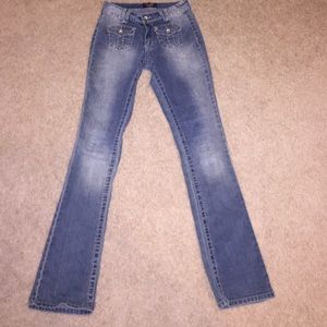 Angels size 6 butt enhancing jeans!