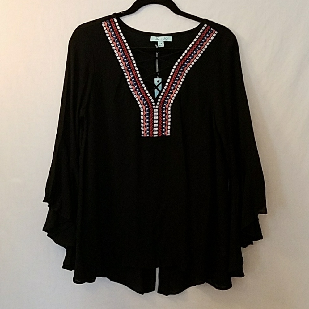 Medium Bell Sleeve Top
