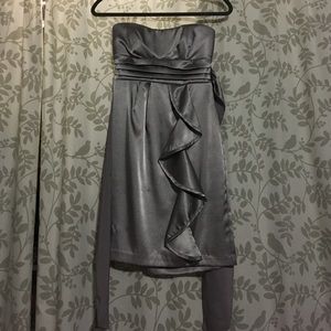 Silver party dress