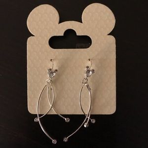 Mickey Mouse Silver Earrings - Never Worn
