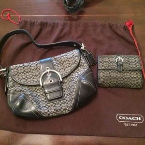 SOLD-Coach purse and wallet.