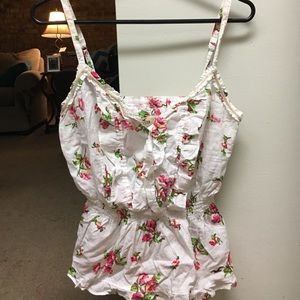 Floral crop top