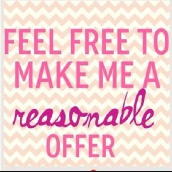I am open to reasonable offers
