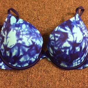 PINK Tie dye Push Up Bra