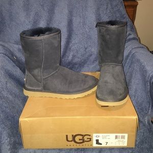 UGG Australia Classic Short Navy Blue Boots Size 7