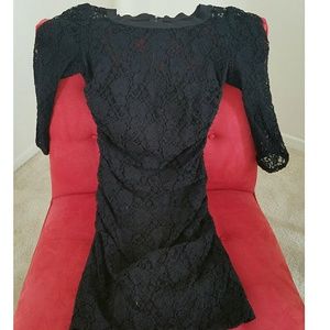 Super Sexy Dolce & Gabbana Black Mini Lace Dress