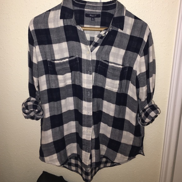 Madewell flannel button down