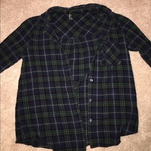 Blue/Green Fall Flannel