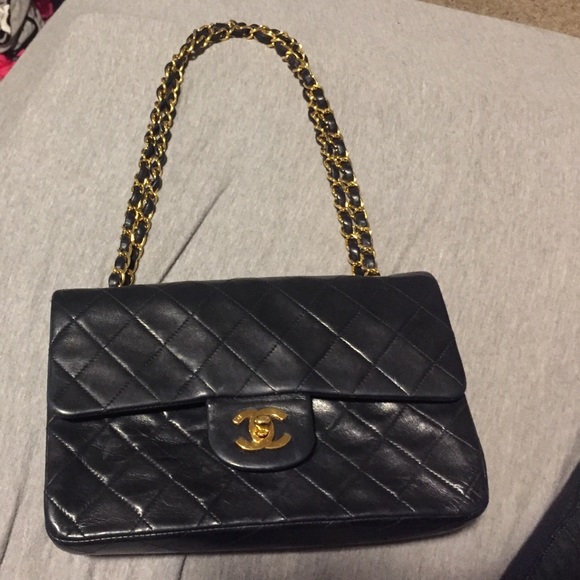 Medium Authentic Classic Chanel Lambskin