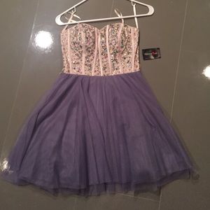 Sparkly and lilac dress