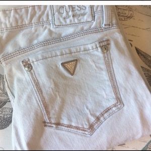 GUESS lightest blue-white skinny jeans!