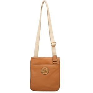 Michael Kors Fulton Luggage leather crossbody