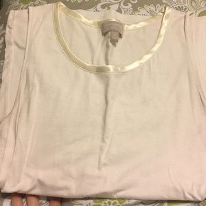 Banana republic satin trim tank XS - cream