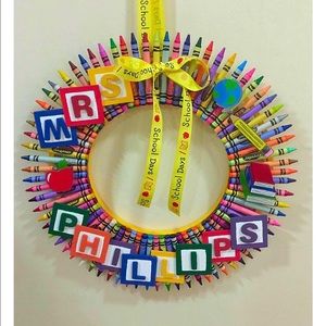 Crayon Wreath