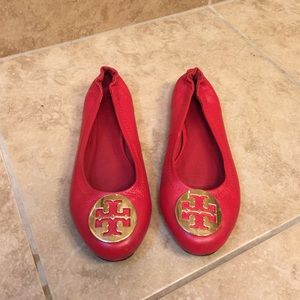 Red Tory Burch Flats