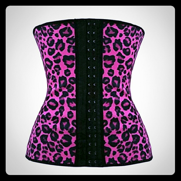 SALE*Plus Size* Pink Leopard Waist Cincher Trainer