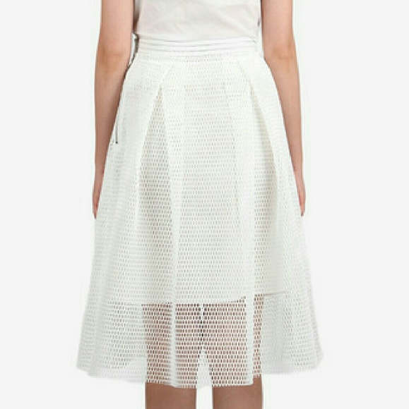 JOA MIDI MESH FULL SKIRT - Picture 2 of 2