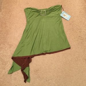 NWT Marciano strapless top