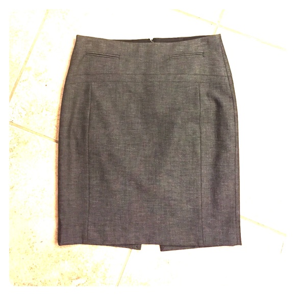 Grey Express pencil skirt