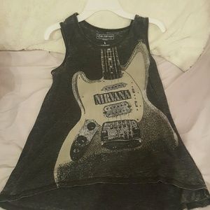 Nirvana Guitar Woman's Tank