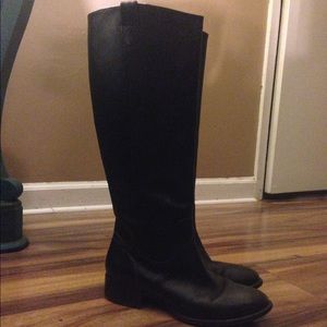 Donald J. Pilner Black Riding Boots 8