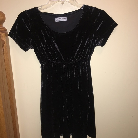 American Apparel velvet dress