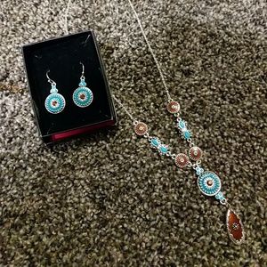 Necklace with matching bracelet