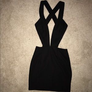 Deep V Little Black dress.