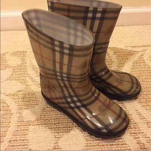 BURBERRY RAIN BOOTS