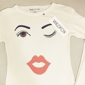 💕NWT WILDFOX WINKFACE SHIRT
