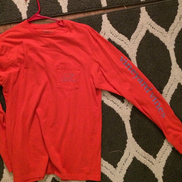 Orange Vineyard Vines Longsleeve