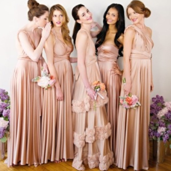 TwoBirds Rosewater Bridesmaid Dress