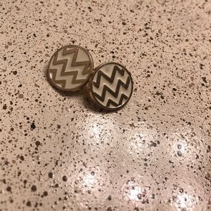 White Chevron Pattern