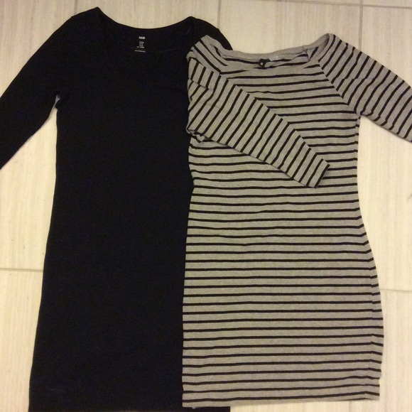H&M basic dress black dress