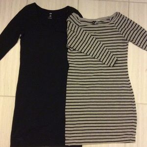 H&M basic dress black dress