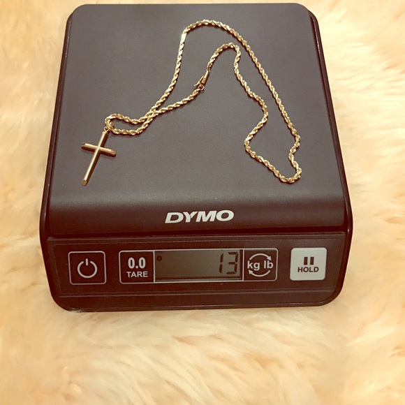 ❌sold❌14k solid yellow gold rope necklace 18inches