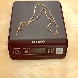 ❌sold❌14k solid yellow gold rope necklace 18inches