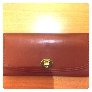 Brown Leather Coach Wallet