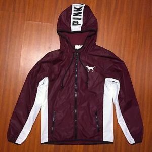 VS/Pink Maroon windbreaker jacket