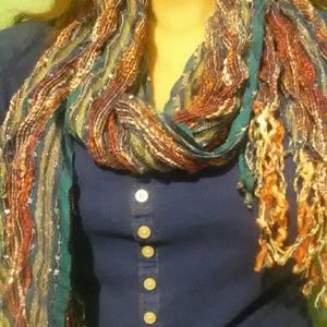 multi-colored scarf