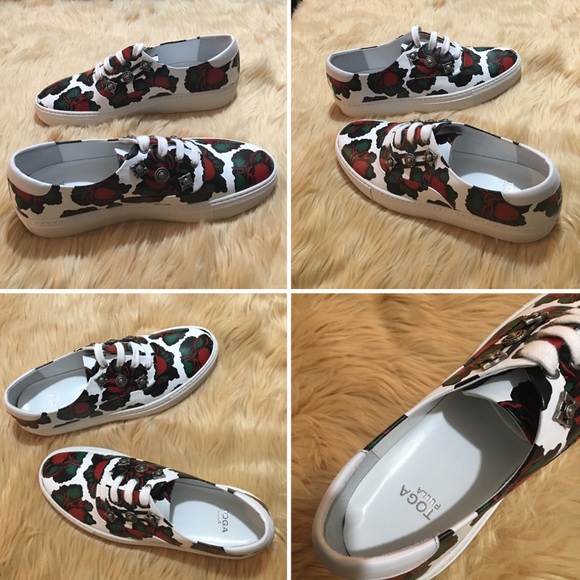 ⬇️ Toga Pulla
Lace Up Floral Print Sneakers #98 - Picture 3 of 5